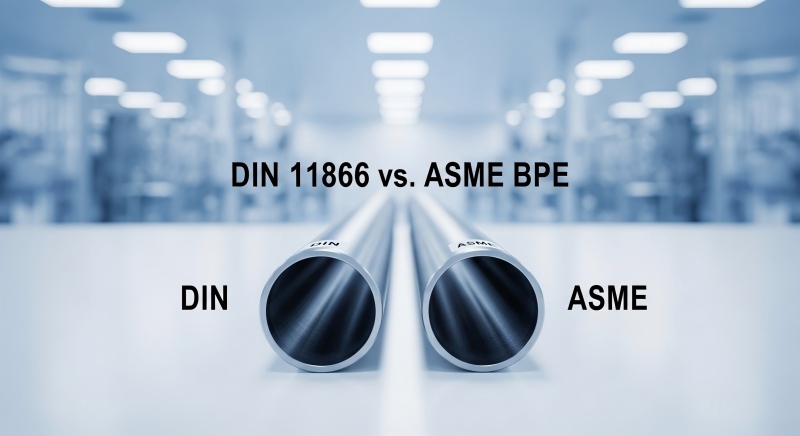 DIN 11866 и ASME BPE: основные различия в размерах и чистоте поверхности